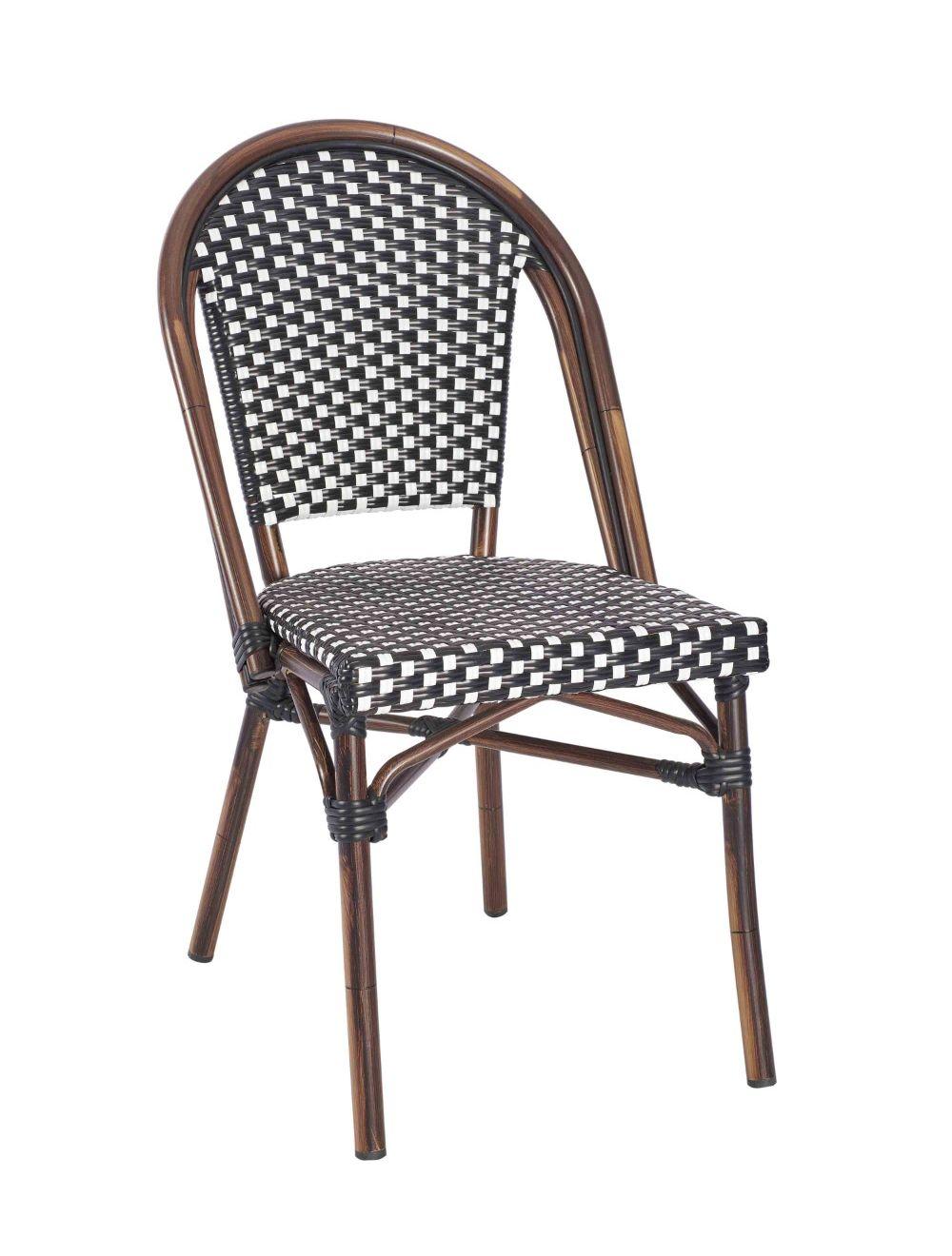 Ruby Side Chair - Black & White