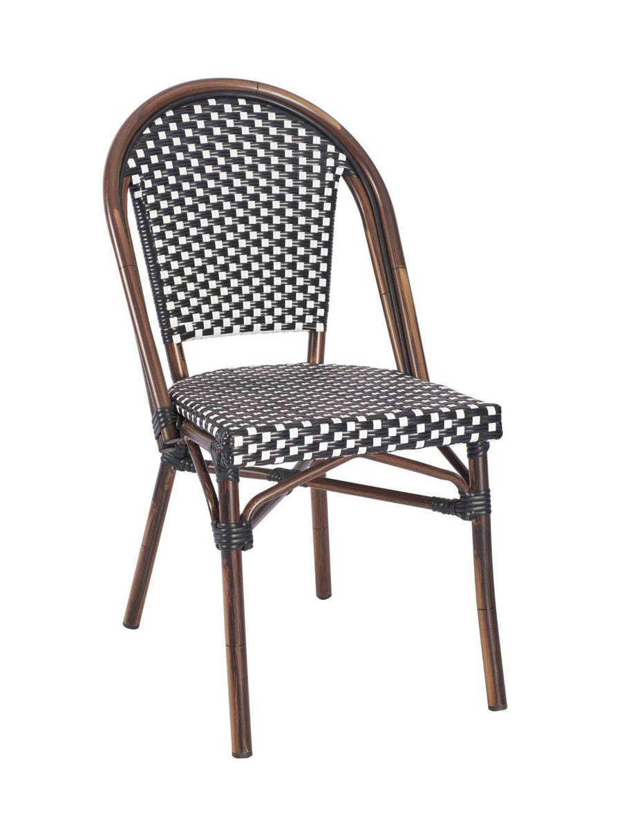 Ruby Side Chair - Black & White