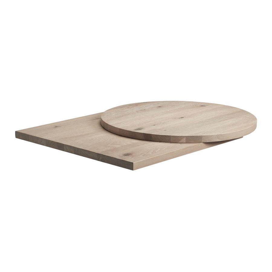 Rustic Solid Oak Table Top