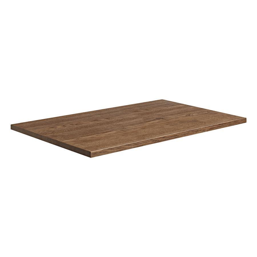 Rustic Solid Oak - Smoked - 600mm Round