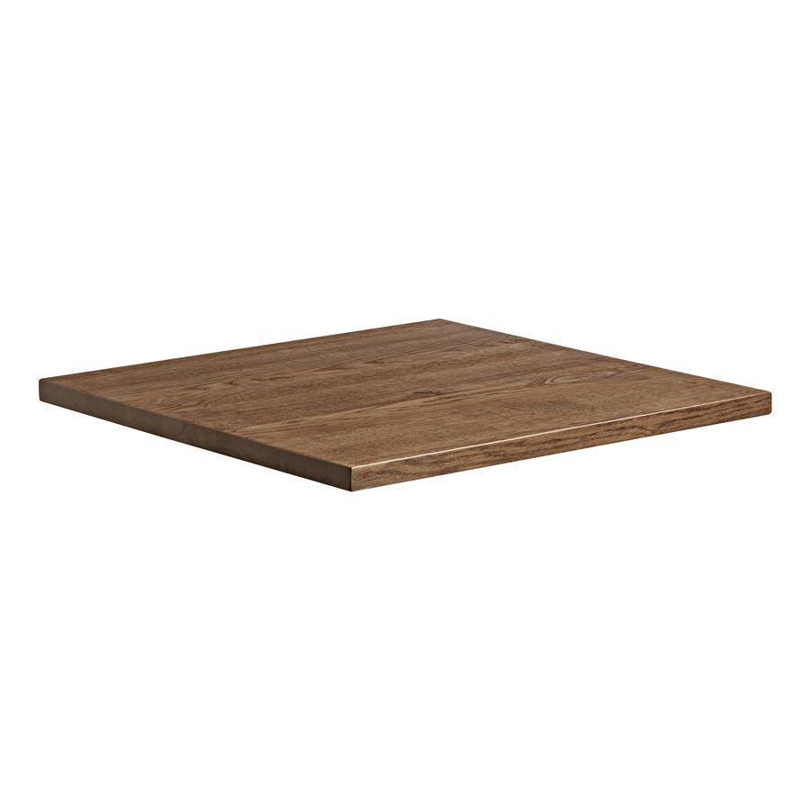 Rustic Solid Oak - Smoked - 600mm Round