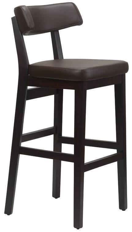 Sara Highchair - Faux Leather With Wenge Frame