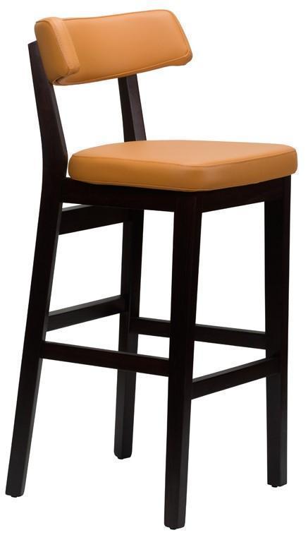 Sara Highchair - Faux Leather With Wenge Frame