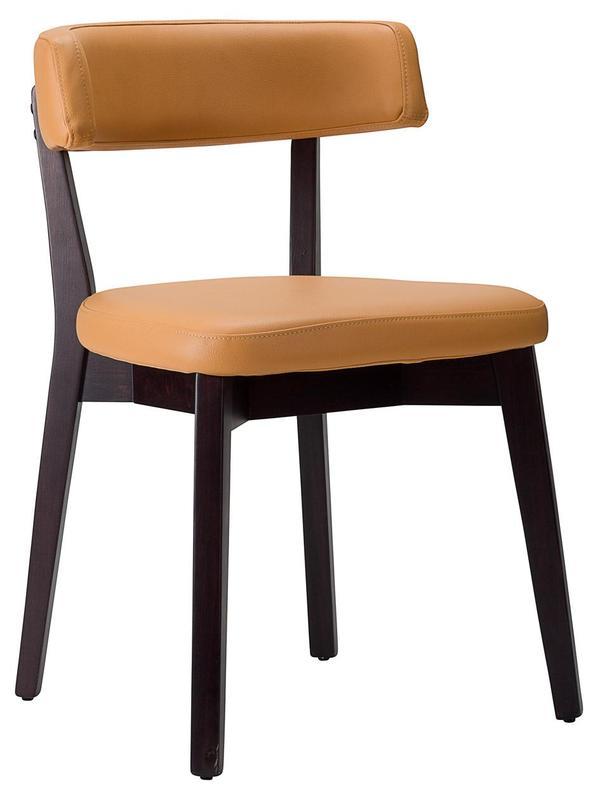 Sara Side Chair - Ochre Brown / Wenge