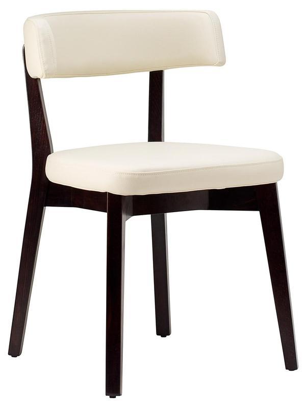 Sara Side Chair - Faux Leather With Wenge Frame