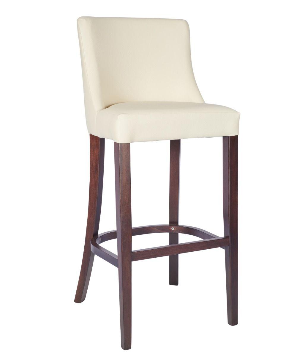 Sienna High Stool - Ivory