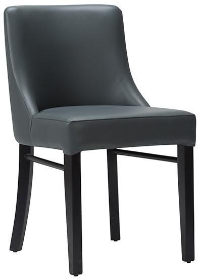 Sienna Side Chair - Iron Grey / Black