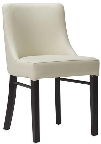 Sienna Side Chair - Ivory / Wenge