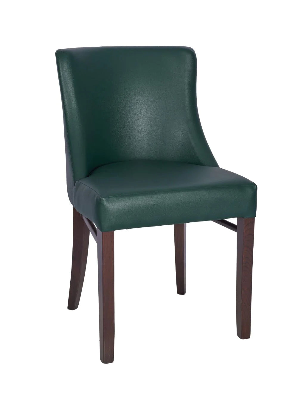 Sienna Side Chair - Moss Green / Walnut - main product photo