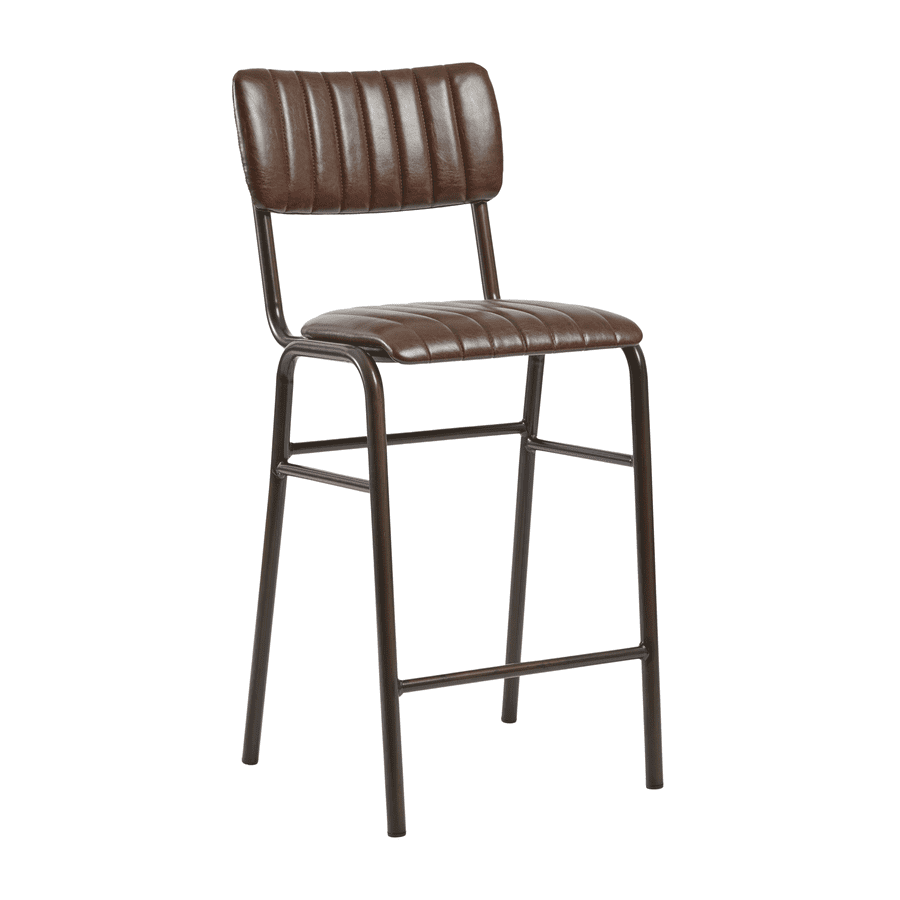 Stacey Stacking Mid Height Stool - Brown