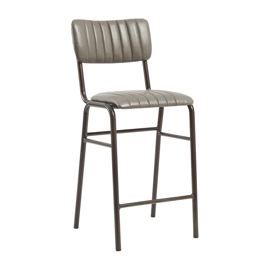 Stacey Stacking Mid Height Stool - Grey