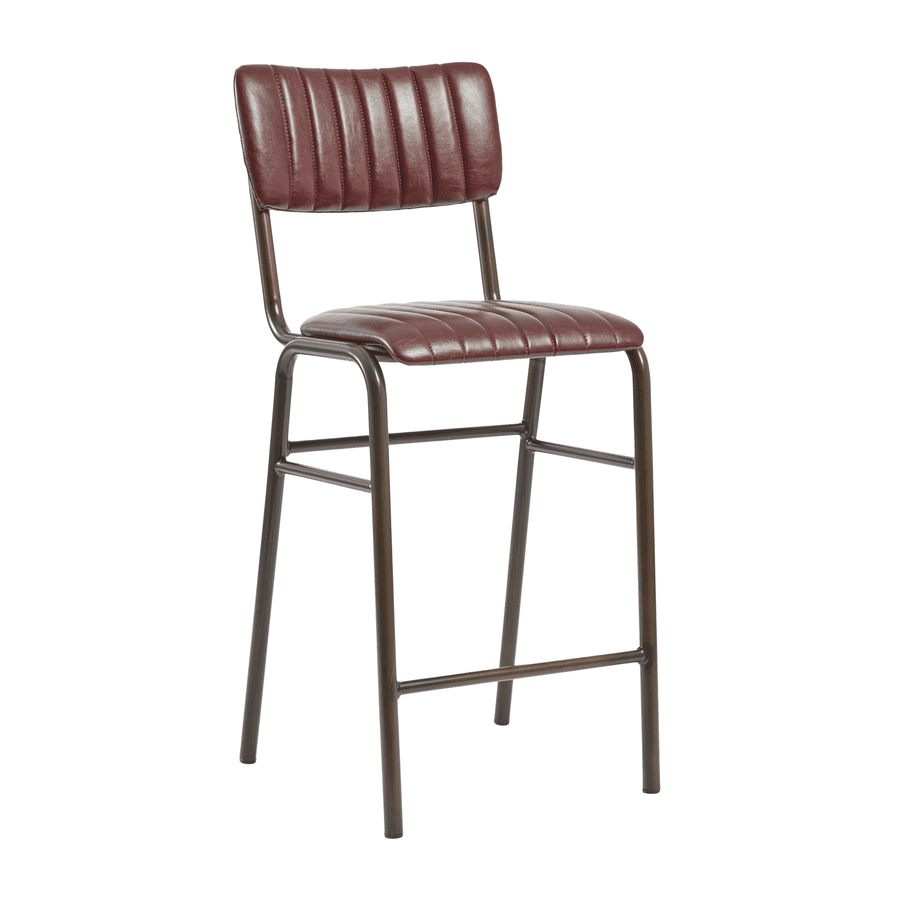 Stacey Stacking Mid Height Stool - Red (Tavo Vintage Red)