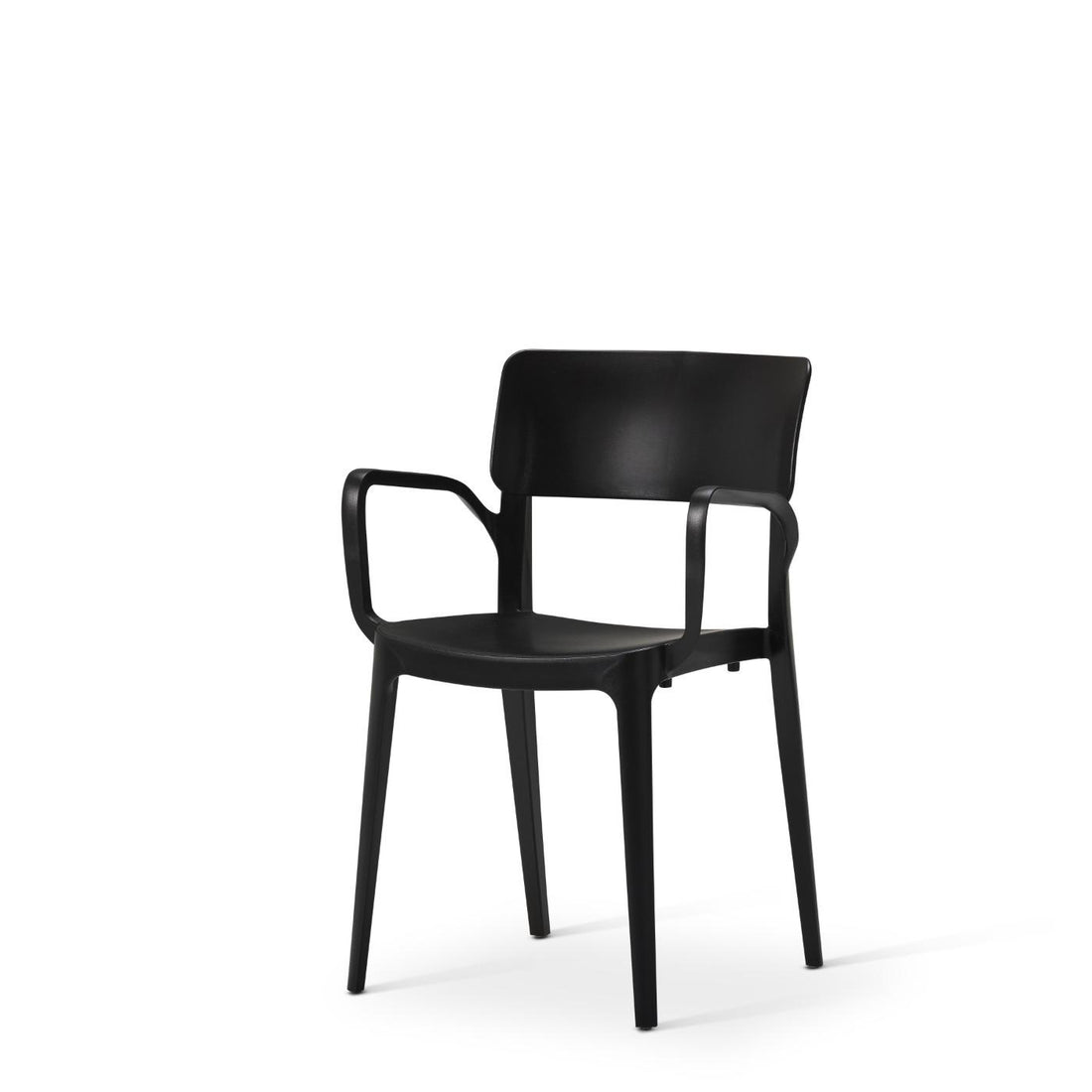 Viv Polypropylene Armchair - Black