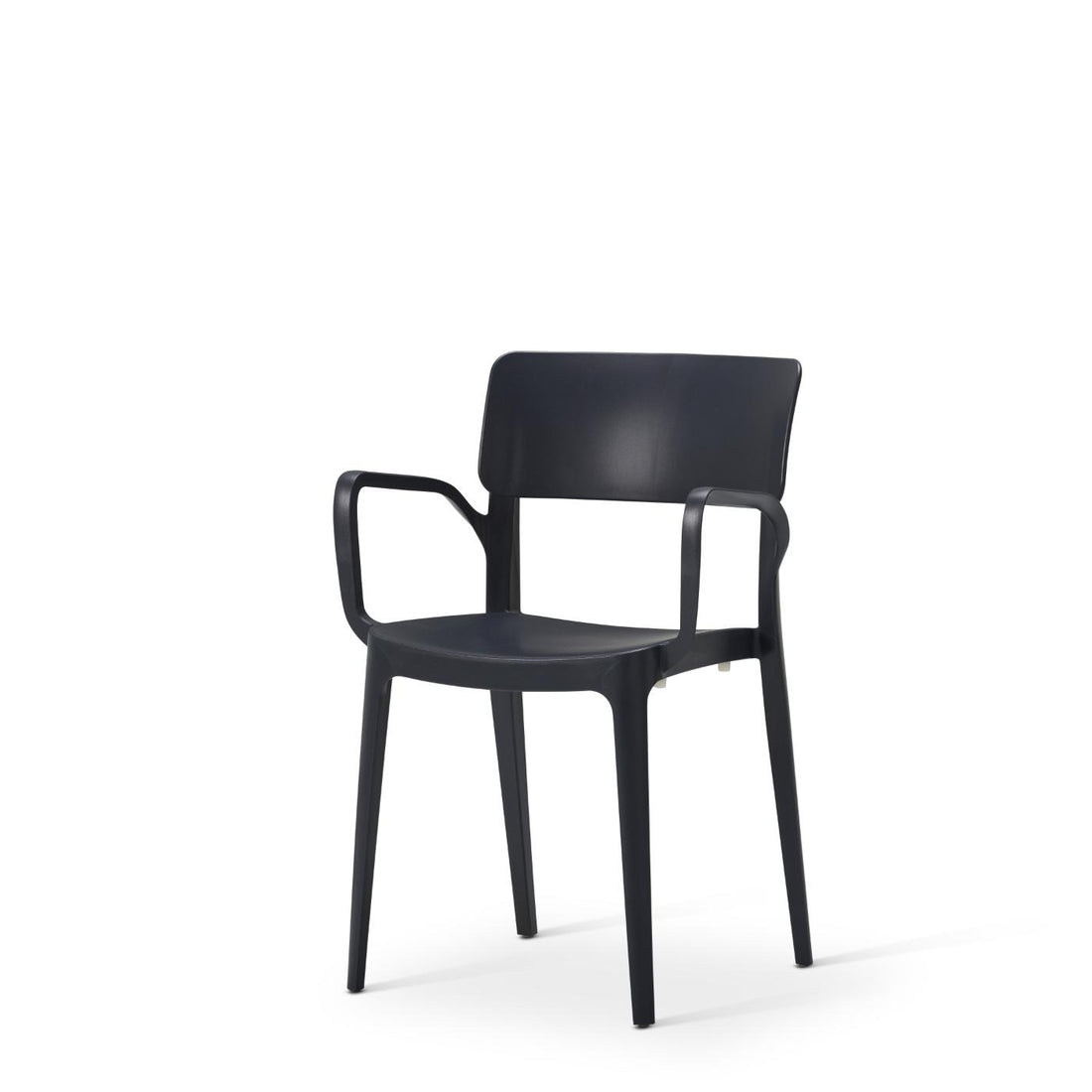 Viv Polypropylene Armchair - Dark Grey