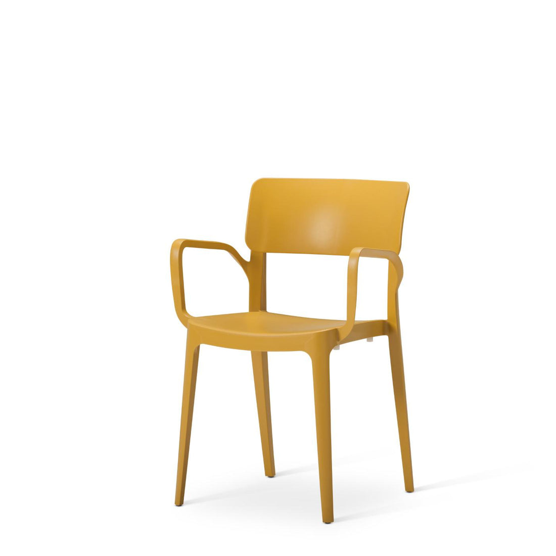 Viv Polypropylene Armchair - Mustard