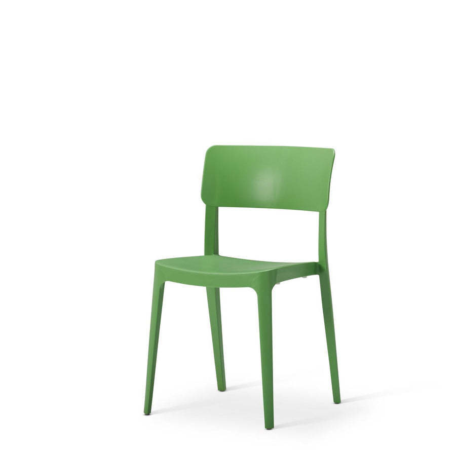 Viv Polypropylene Side Chair - Avocado
