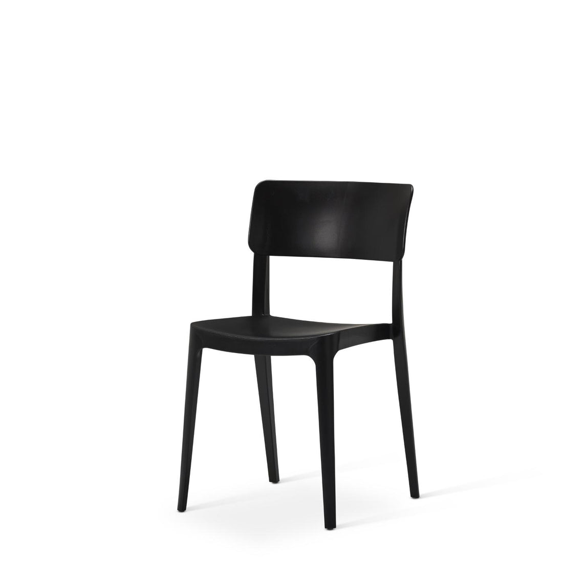 Viv Polypropylene Side Chair - Black