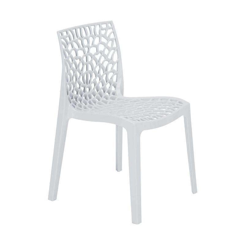 Willow Outdoor Side Chair - White
