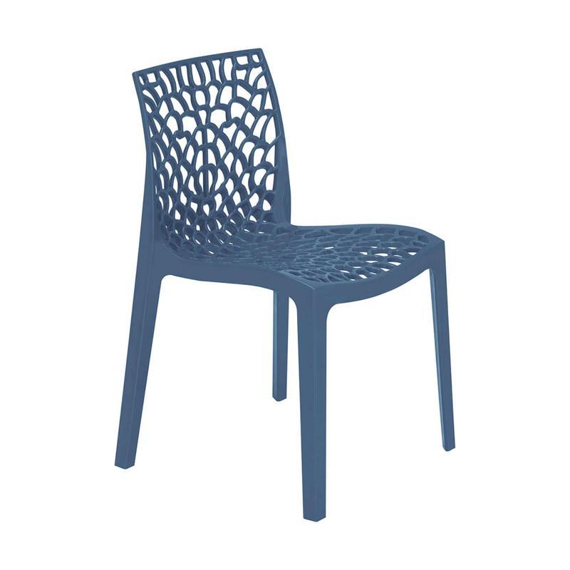 Willow Outdoor Side Chair - Avio Blue