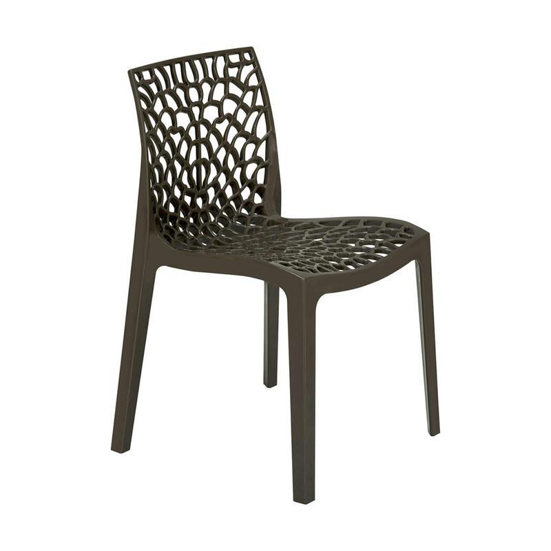 Willow Outdoor Side Chair - Moka