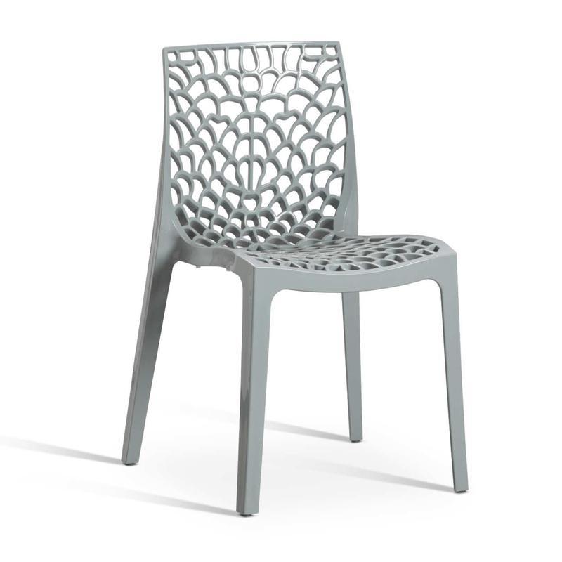 Willow Outdoor Side Chair - Pearl Grey
