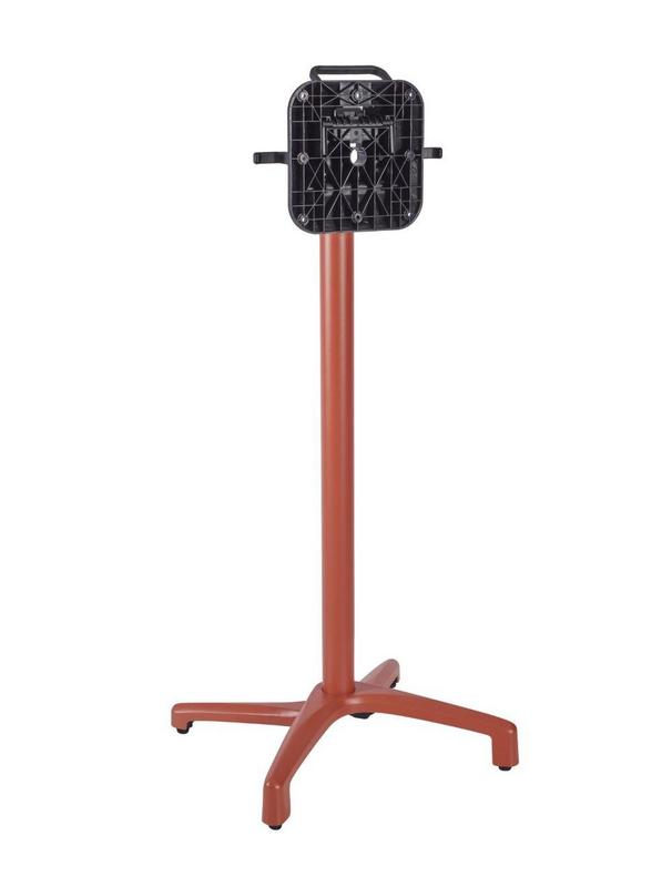 Delta Flip Top Base - Cooper Brown - Poseur Height - main image