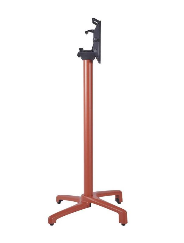 Delta Flip Top Base - Cooper Brown - Poseur Height - main image