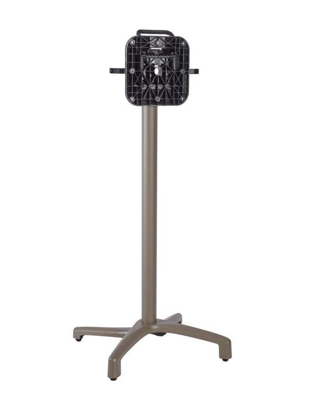 Delta Flip Top Base - Taupe - Poseur Height - main image