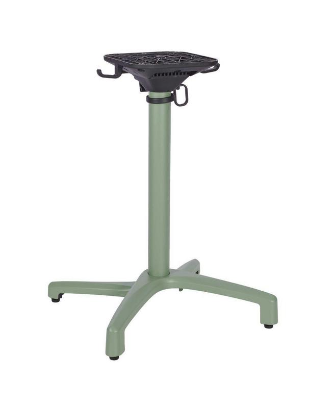 Delta Flip Top Base - Green - Dining Height - main image