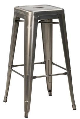 Poppy High Stool (Gun Metal Grey)