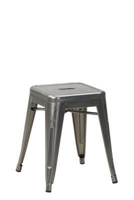 Poppy Low Stool (Gun Metal Grey)