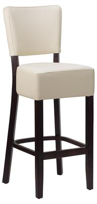Charlie High Chair - Faux Leather With Wenge Frame