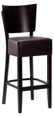 Charlie VB Highchair - Faux Leather With Wenge Frame