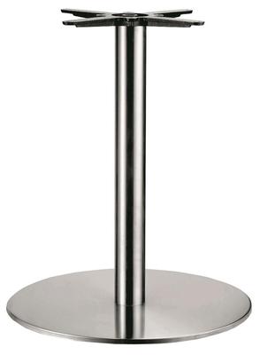 Flat Stainless Large Round Base - Stainless