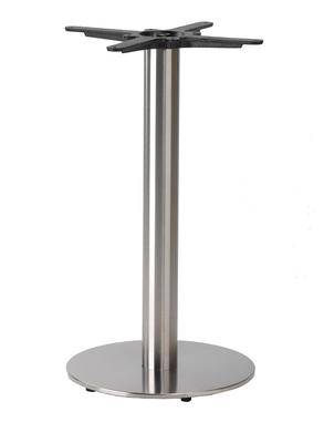 Flat Stainless Small Round Base - Stainless