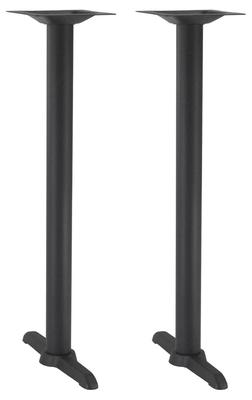 Cross Twin Table Base - Black - thumbnail image 3
