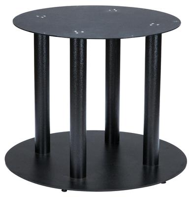 Flat XL Black Round - Dining Height