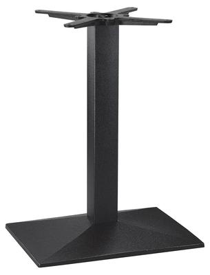 Pyramid  Single Rectangular Table Base - Black