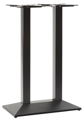 Pyramid  Twin Rectangular Table Base - Black - thumbnail image 2
