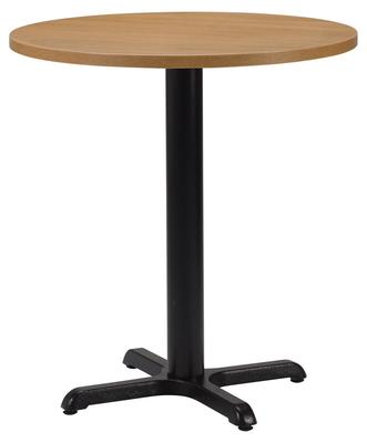 Round , Natural Lancaster Oak/ Matching ABS, Cross Small (Dining Height)