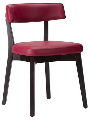 Sara Side Chair - Faux Leather With Wenge Frame