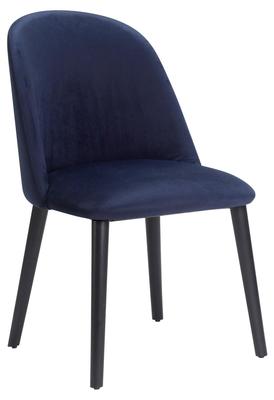 Emily Side Chair With Black Frame