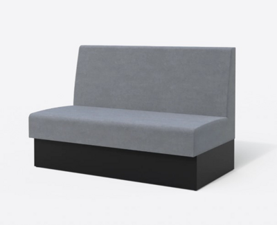 1200mm Plain Back Banquette Seating 