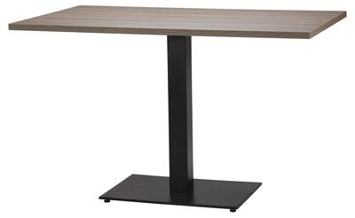 1200mm x 700mm , Shorewood/ Matching ABS, Flat Black Rectangular (Dining Height)