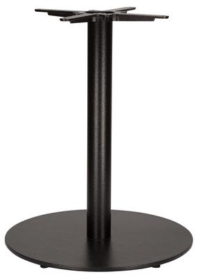 Flat Black Large Round Table Base - Black)