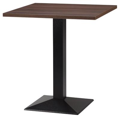 Square , Tobacco Pacific Walnut/ Matching ABS, Pyramid Square (Dining Height)