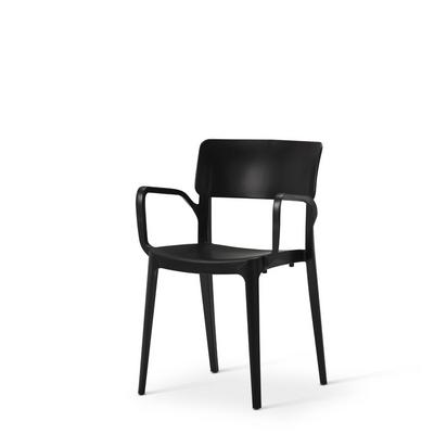 Viv Polpropylene Chair - Armchair - Black