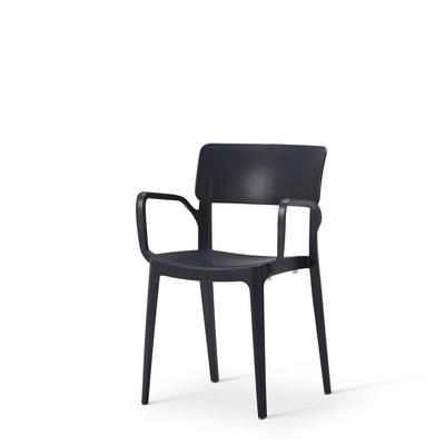 Viv Polpropylene Chair - Armchair - Dark Grey