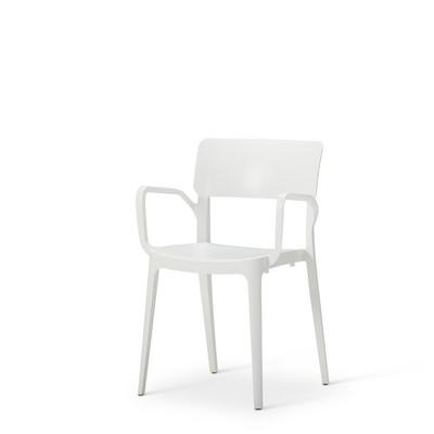 Viv Polpropylene Chair - Armchair - White