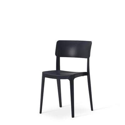 Viv Polpropylene Chair - Side chair - Dark Grey